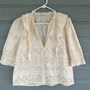 Zara cream camisole size M